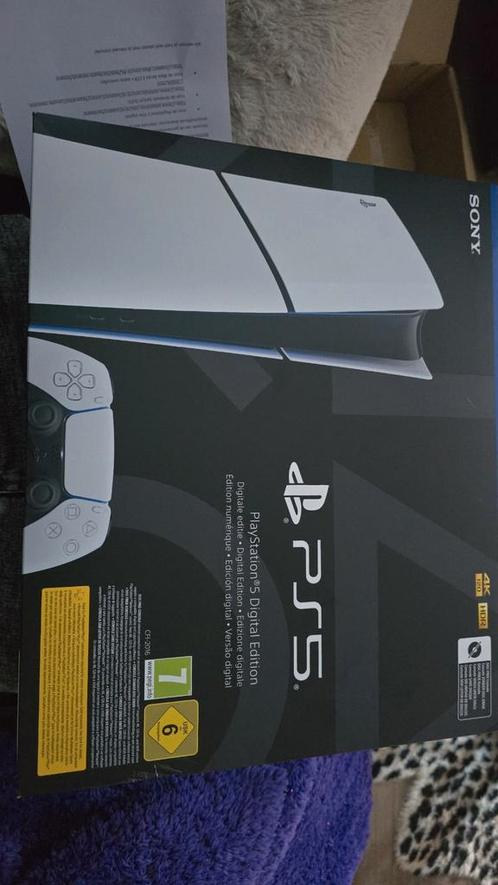 PlayStation 5 Slim Digital, Spelcomputers en Games, Spelcomputers | Sony PlayStation 5, Zo goed als nieuw, Playstation 5 Digital