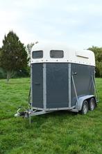 Tweepaards trailer Heja, Dieren en Toebehoren, Ophalen, Gebruikt, Hout, 2-paards trailer