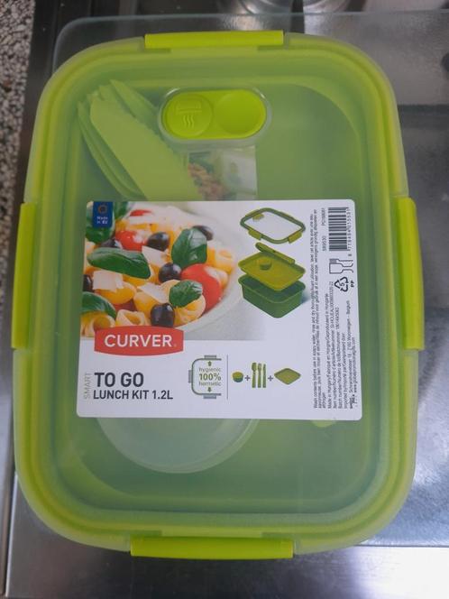 Curver lunch kit microwave NIEUW lunchbox magnetron 1.2L, Caravans en Kamperen, Kampeeraccessoires, Nieuw, Ophalen of Verzenden