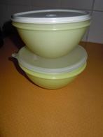 Tupperware schalen, Huis en Inrichting, Keuken | Tupperware, Ophalen, Gebruikt, Geel, Schaal
