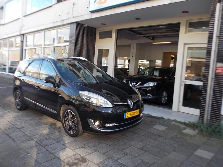 Renault Grand Scénic 1.2 TCe Bose 7p. CAMERA NAVI LEDER CRU, Auto's, Renault, Te koop, Grand Scenic, ABS, Achteruitrijcamera, Airbags