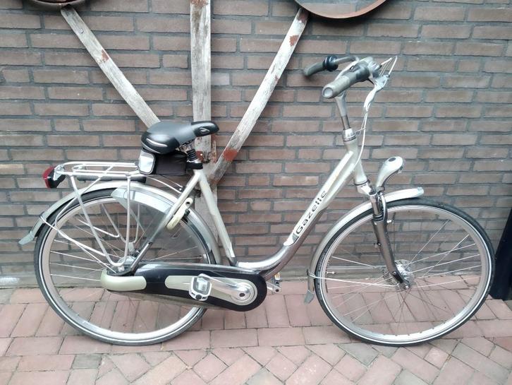Damesfiets Gazelle Orange, Fietsen en Brommers, Fietsen | Dames | Damesfietsen, Gebruikt, Gazelle, Versnellingen, 53 tot 56 cm