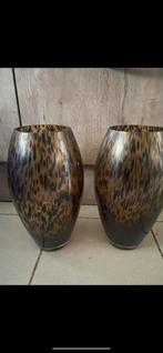 Cheetah vazen 30 hoog, Overige kleuren, Nieuw, Ophalen of Verzenden, Glas