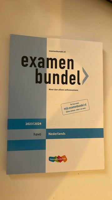 M. Reints - havo Nederlands 2023/2024 examenbunel beschikbaar voor biedingen