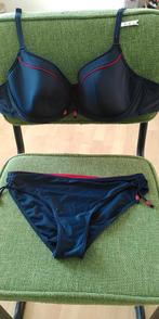 Prachtige bikini, blauw met rood, 90D / 42, Esprit, Blauw, Ophalen of Verzenden, Zo goed als nieuw, Bikini
