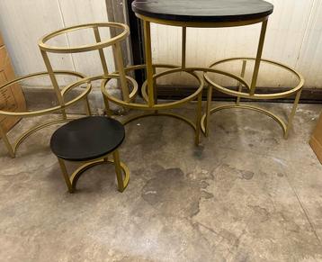 Diverse salontafel frames goud op voorraad opruiming beschikbaar voor biedingen