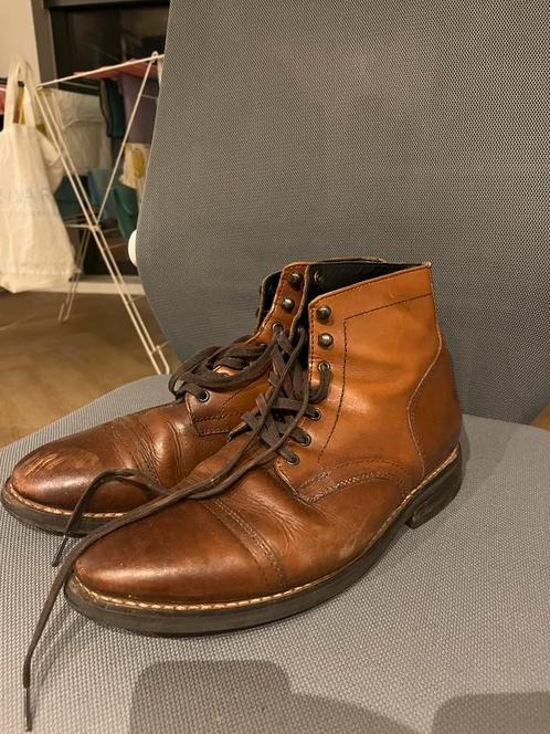 Thursday Boot Captains Brandy Leather Size 10.5 US, Kleding | Heren, Schoenen, Zo goed als nieuw, Boots, Bruin, Ophalen