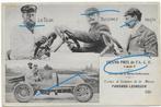 Panhard Levassor 1907 coureurs ansichtkaart autosport race, Verzenden, Voor 1920, Ongelopen, Voertuig