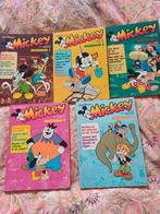 Jaren 70 A 80 Mickey 19 maandbladen, Ophalen of Verzenden, Mickey Mouse, Gebruikt, Overige typen