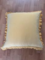 Groot geel kussen met hoes, Ophalen, Gebruikt, Geel, Vierkant