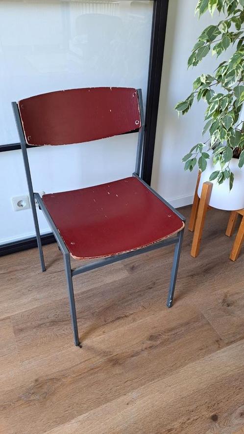 Retro vintage Dutch Design stoelen van Gijs van der Sluis, Huis en Inrichting, Stoelen, Gebruikt, Vijf, Zes of meer stoelen, Ophalen
