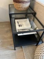 VITTSJÖ / VITTEJO ikea bijzettafel - salontafel, Ophalen, Gebruikt, 50 tot 100 cm, Rond