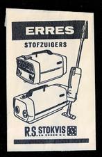 suikerzakje 10 Erres Stofzuigers R.S. Stokvis, Verzamelen, Ophalen of Verzenden, Nederland