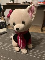 Schattige Chihuahua Knuffel met Outfit, Ophalen of Verzenden, Zo goed als nieuw, Hond