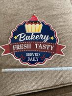 Metalen Bakery Wanddecoratie metaal bakkerij reclame, Ophalen of Verzenden, Nieuw