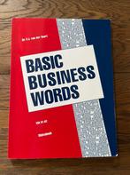 Basic business words, Boeken, Ophalen of Verzenden, Zo goed als nieuw, HBO