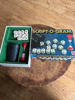 Script-o-gram leuk dobbelspel, Een of twee spelers, Ophalen of Verzenden, Gebruikt, Reisspel