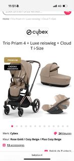 Cybex Priam Cozy Beige - 3 in 1, Overige merken, Gebruikt, Ophalen of Verzenden, Combiwagen