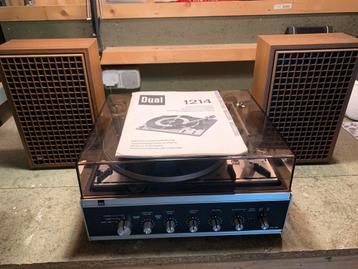 Dual HS39 + 1214 Platenspeler + Speakers beschikbaar voor biedingen