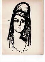Kees van Dongen  - pochoir -  Espagnole - 1925, Antiek en Kunst, Ophalen of Verzenden