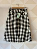 King Louie Caroll Skirt rok a-lijn zwart/wit S/36 NIEUW, Zwart, Nieuw, Ophalen of Verzenden, King Louie