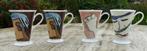 5 x Mok JK Art Collection Kletskop Happy Hour Dubbelportret, Nieuw, Ophalen of Verzenden, Overige stijlen, Kop(pen) en/of Schotel(s)
