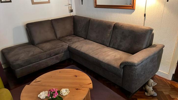 Hoekbank, Huis en Inrichting, Banken | Complete zithoeken, Zo goed als nieuw, Overige materialen, Ophalen
