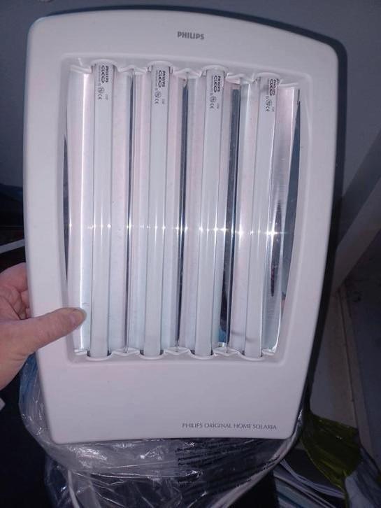 Philips gezichtsbruiner nog heel netjes, Witgoed en Apparatuur, Zonnebanken en Gezichtsbruiners, Gebruikt, Gezichtsbruiner, Ophalen of Verzenden