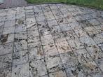 Natuursteen Travertin tegels, Ophalen, Gebruikt, Overige materialen