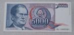 Joegoslavië 5000 Dinara Biljet, Tito, Ophalen of Verzenden, Joegoslavië, Los biljet