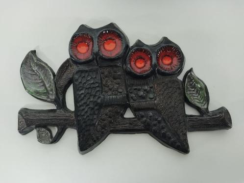 Perignem wandkeramiek uilen, Antiek en Kunst, Antiek | Keramiek en Aardewerk, Ophalen of Verzenden