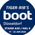 TIGER MARINE RIBS HAL 9 BOOT DUSSELDORF STAND A58, Watersport en Boten, Benzine, Overige materialen, Ophalen, Overige merken
