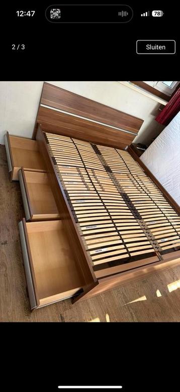 Bed met lades 200x160