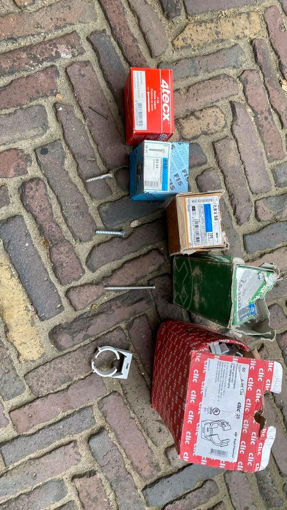 Diverse bevestigingsmaterialen, Doe-het-zelf en Verbouw, IJzerwaren en Bevestigingsmiddelen, Nieuw, Overige typen, Ophalen of Verzenden