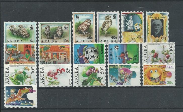Aruba 1994, Complete jaargang, Postfris., Postzegels en Munten, Postzegels | Nederlandse Antillen en Aruba, Postfris, Verzenden