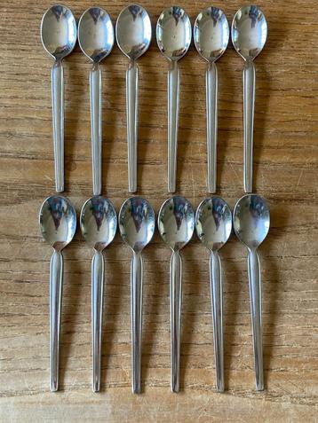 12 Vintage Sola Elite Desiree theelepeltjes theelepels beschikbaar voor biedingen