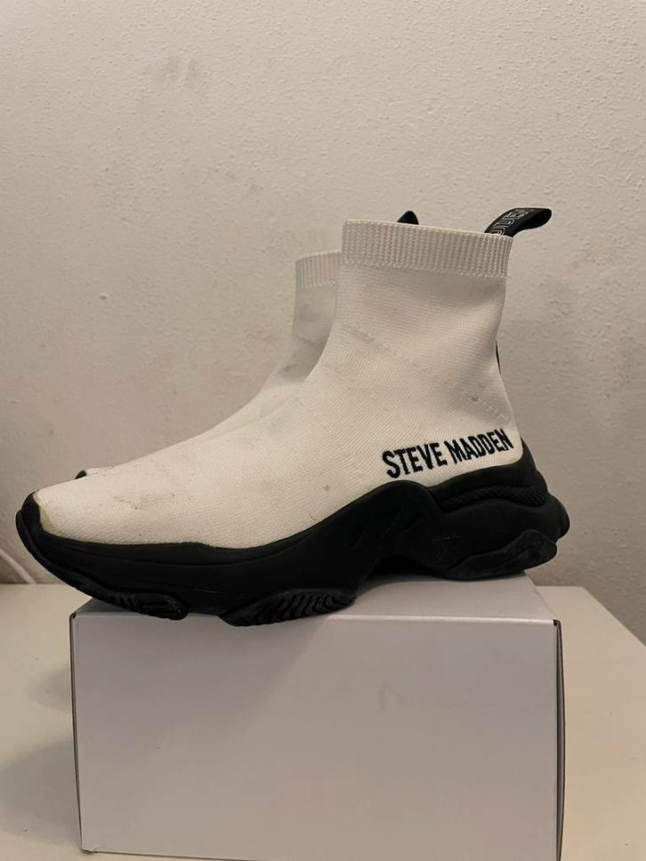 Steve Madden Women's Chunky Sole Bootie Trainers Size 37, Kleding | Dames, Schoenen, Gedragen, Sneakers of Gympen, Wit, Ophalen of Verzenden