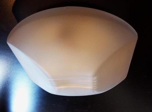 Sfeervolle Plafondlamp / Plafonniere van Matglas, Huis en Inrichting, Lampen | Plafondlampen, Glas, Metaal, Ophalen of Verzenden