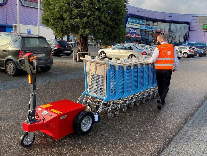 V-move elektrische Winkelwagen Mover, Zakelijke goederen, Kantoor en Winkelinrichting | Winkel en Inventaris, Ophalen of Verzenden