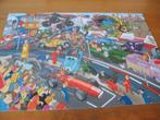 Wacky World 1000 stukjes CAR RACE, Ophalen of Verzenden, 500 t/m 1500 stukjes, Gebruikt, Legpuzzel