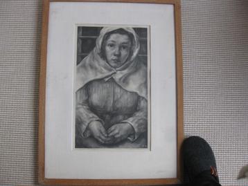 Aart van Dobbenburgh (1899-1989). "Katjuscha Maszlova ". beschikbaar voor biedingen