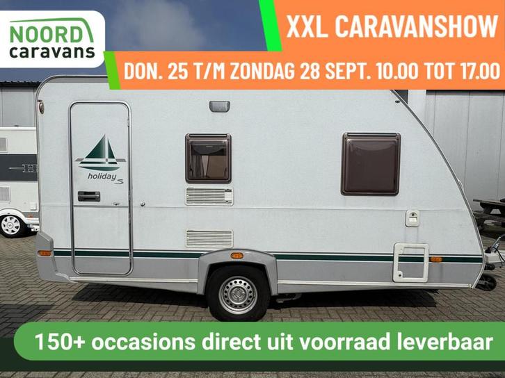 Eifelland HOLIDAY 400 S, MOVER, VOORTENT, FRANSBED, WC, Caravans en Kamperen, Caravans, Bedrijf, tot en met 2, 750 - 1000 kg, Eifelland