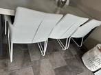 6 eetkamerstoelen, Ophalen, Zo goed als nieuw, Grijs, Vijf, Zes of meer stoelen
