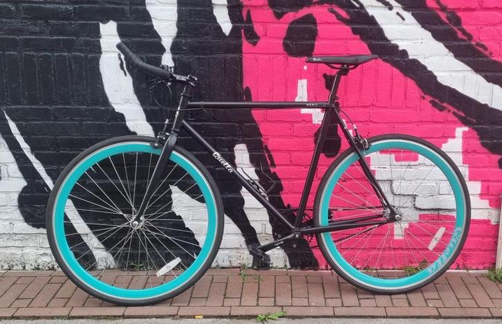 Quella Nero Courier Single Speed / Fixie, Fietsen en Brommers, Fietsen | Racefietsen, Gebruikt, Overige merken, Minder dan 10 versnellingen