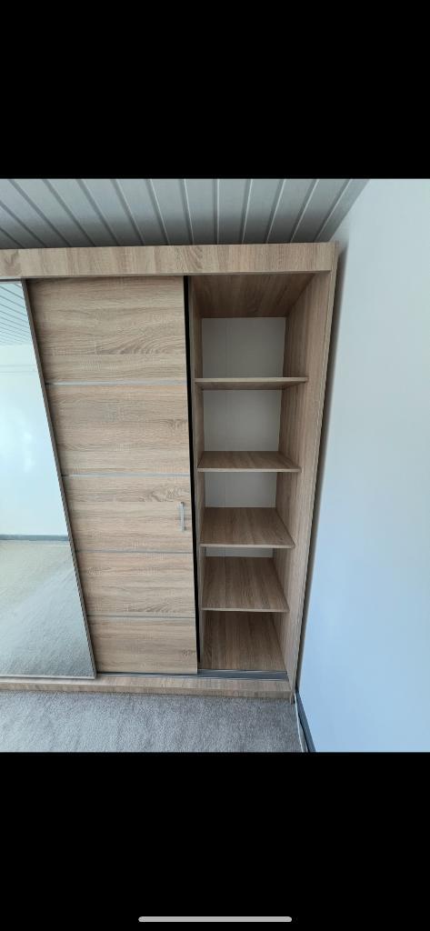 Kledingkast Closico 161 (Sonoma eik), Huis en Inrichting, Kasten | Kledingkasten, Zo goed als nieuw, 200 cm of meer, 150 tot 200 cm