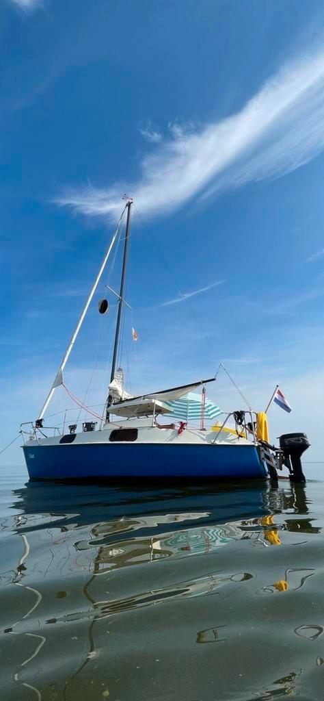 Kajuitzeilboot 5,5 meter hefdak, Watersport en Boten, Kajuitzeilboten en Zeiljachten, Zo goed als nieuw, Tourjacht of Cruiser