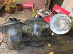 Vintage Fabrieklampen, Huis en Inrichting, Lampen | Spots, Ophalen of Verzenden, Zo goed als nieuw, Metaal of Aluminium