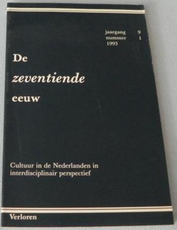 De zeventiende eeuw, cultuur in de Nederlanden in interdisci beschikbaar voor biedingen