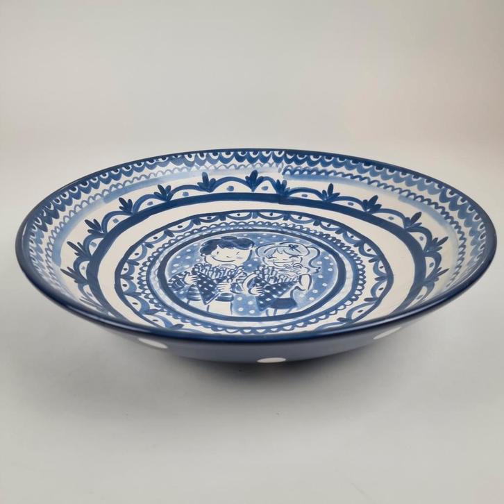 Blond Amsterdam Delfts Blond Diepe Schaal ø38cm, Huis en Inrichting, Keuken | Servies, Nieuw, Schaal of Schalen, Blond Amsterdam