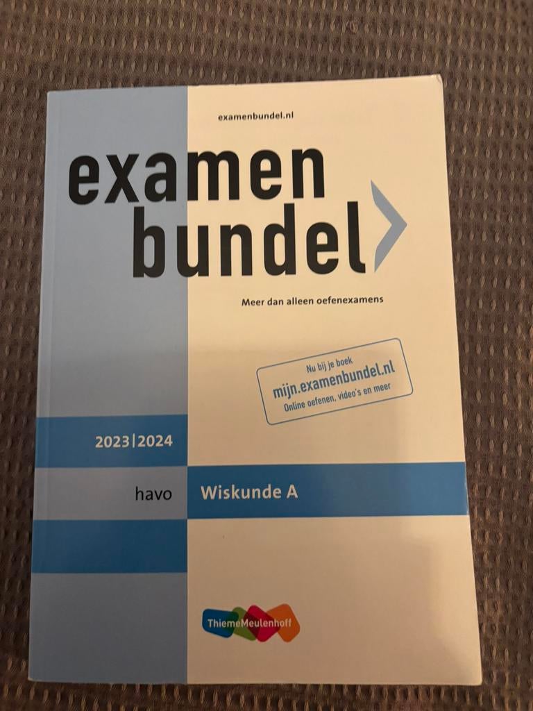 Examenbundel havo, Ophalen of Verzenden, Zo goed als nieuw